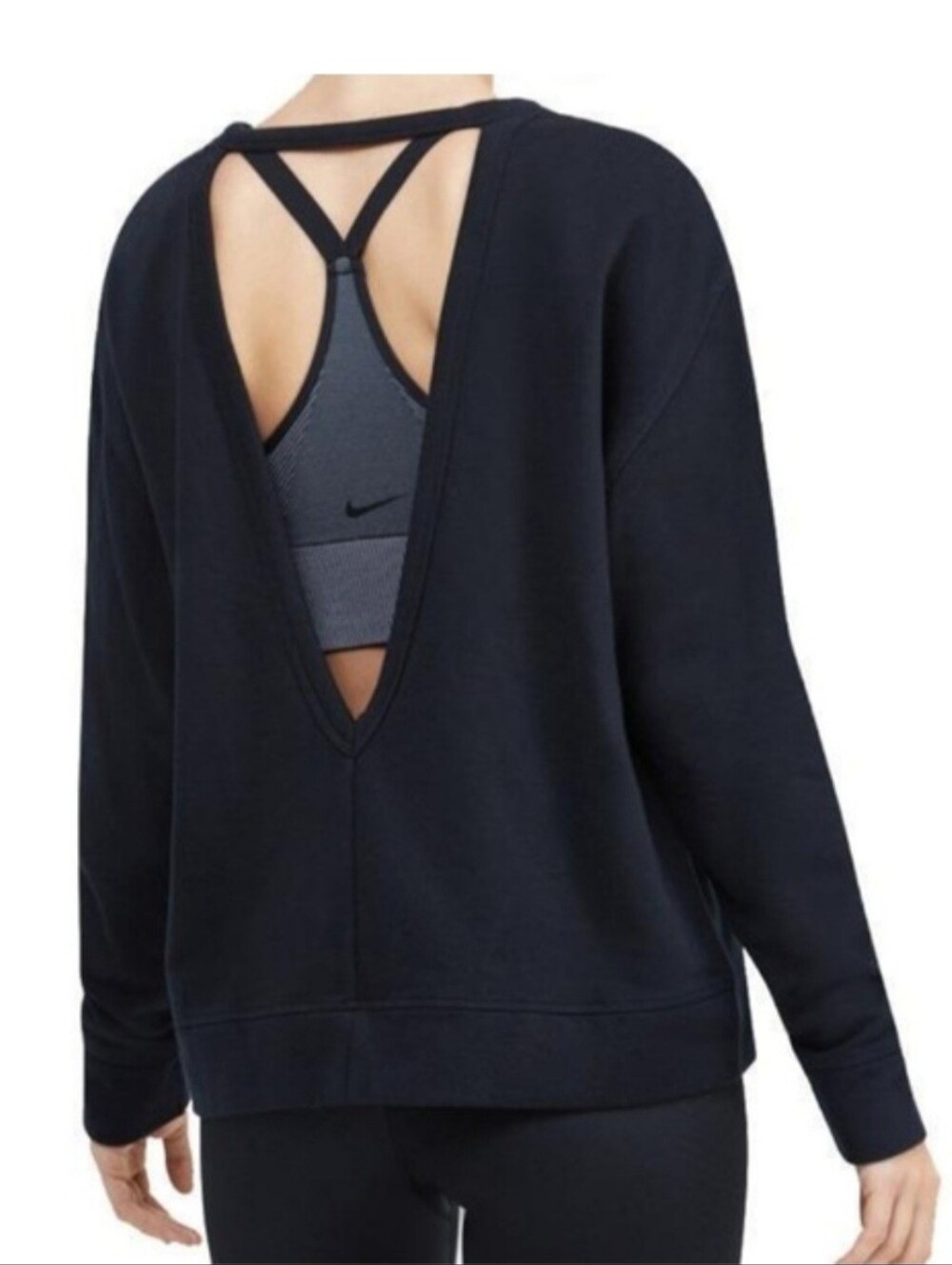 Nike Dri-fit Versa Open Back Sweatshirt